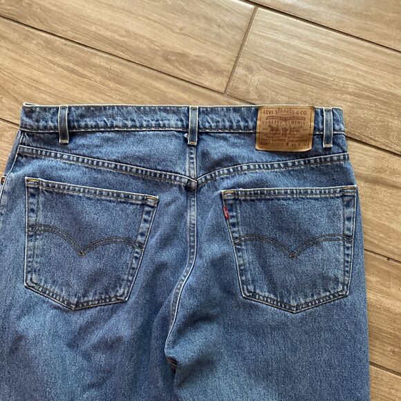 VINTAGE 505 Levis Jeans Men 40x30 Blue Regular Fit Straight Leg Denim - Picture 7 of 9